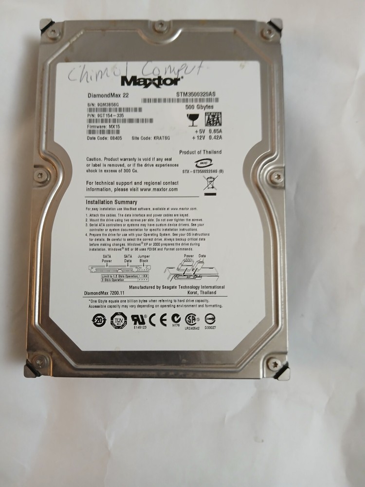 Maxtor hard drive internal computer