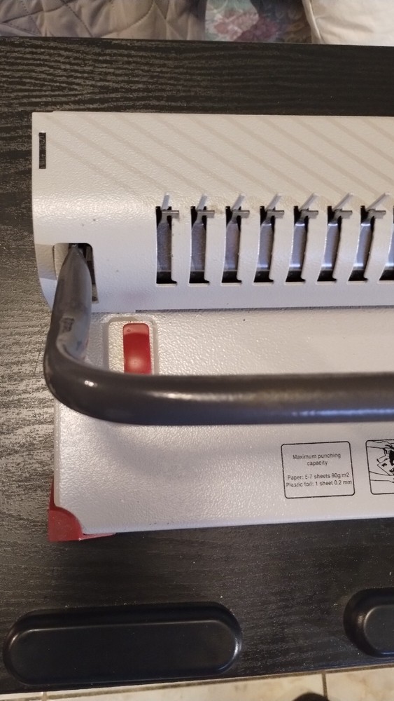 Lamirel Microband Punching Comb Binding Machine Great Condition