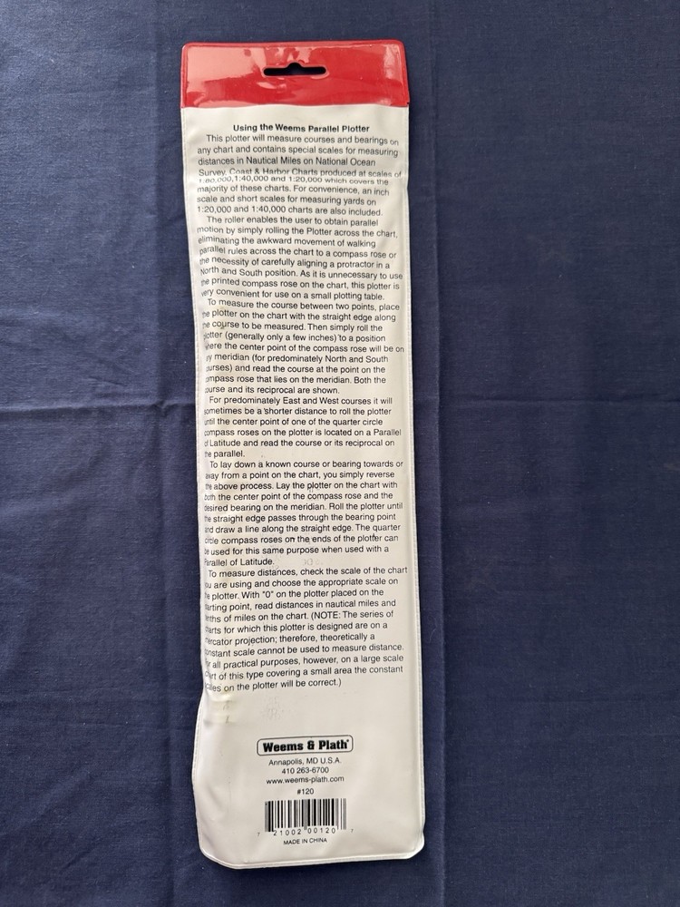 Weems & Plath Compact Parallel Plotter Item #120