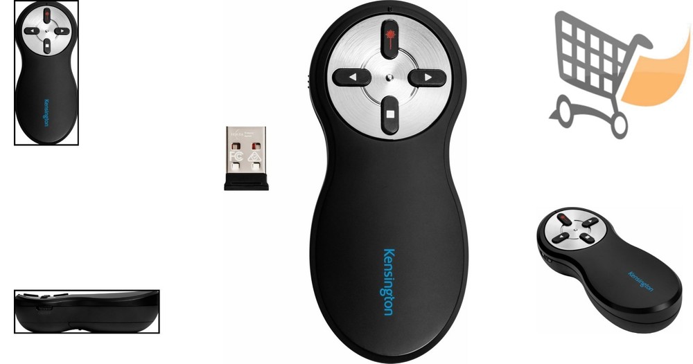 Wireless Presenter Red Laser Pointer for PowerPoint Keynote with USB RF