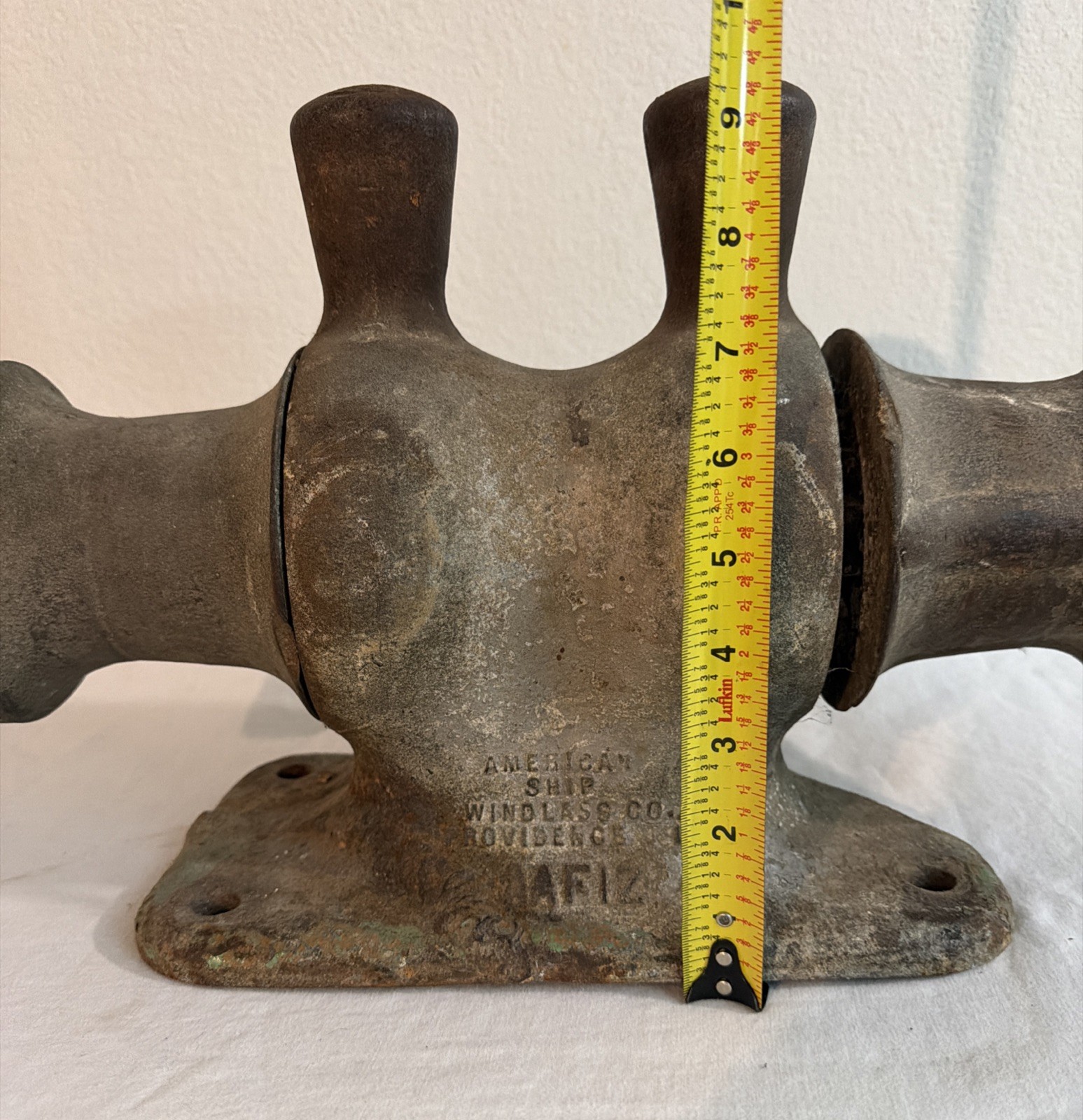 Antique WINDLASS Co. Mooring American Ship AF-12 RARE READ AS IS Cast Iron