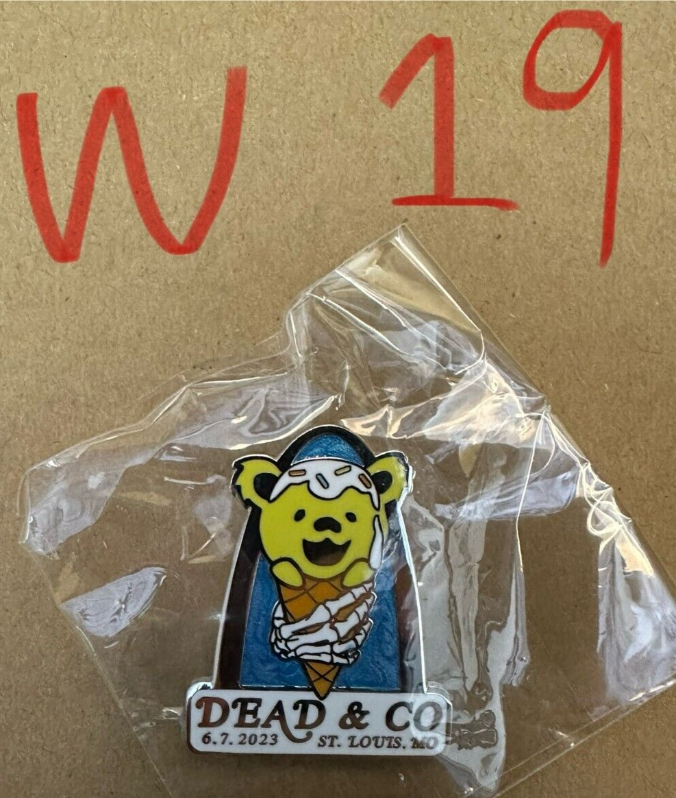 Dead And Company Pin Official 2022-2023 Tour Pin,VA/OH/IL/NY/NC/MA etc. Pick No.