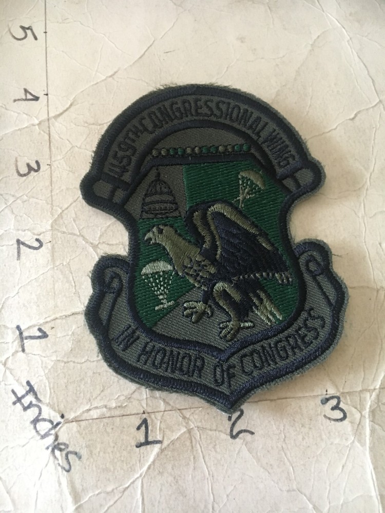 USAF  459th Congressional Wing Squadron subdued patch 6/5/25