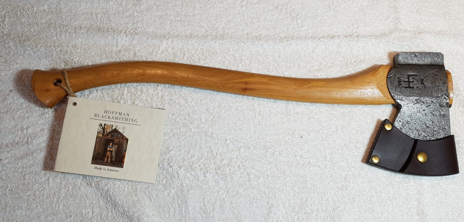 Liam Hoffman Blacksmithing - 3lb Camp Axe - Brand New - Never Used