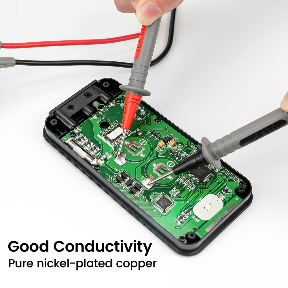KAIWEETS Multimeter Test Lead Set for Electrical Testing, Soft Silicone Test ...
