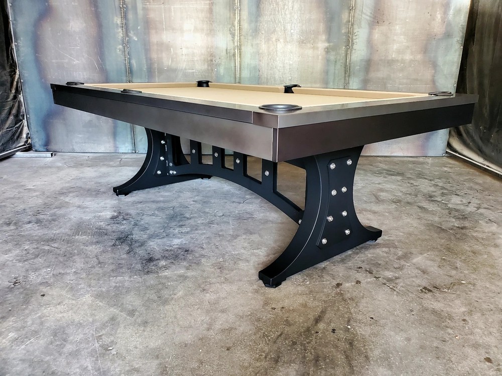 Custom Modern Industrial Pool Table