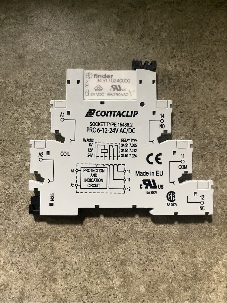 Conta-Clip Socket 15497.2/Finder Relay Module