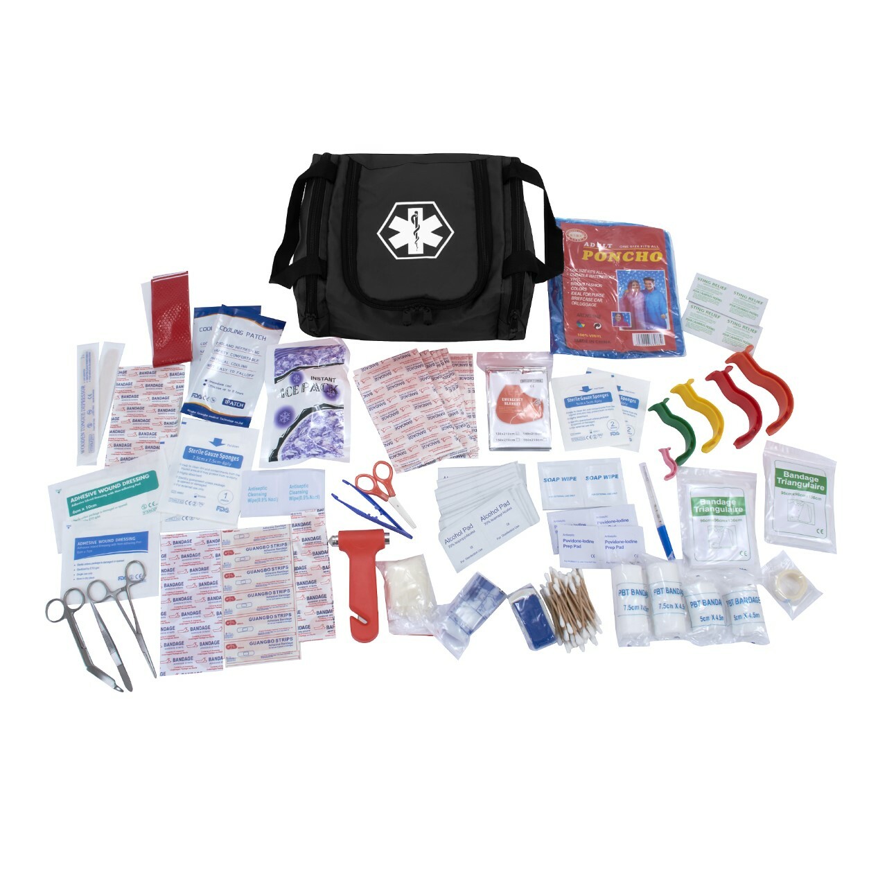 First Aid First Responder Trauma Kit Outdoor Family Survival Medical Travel Bag