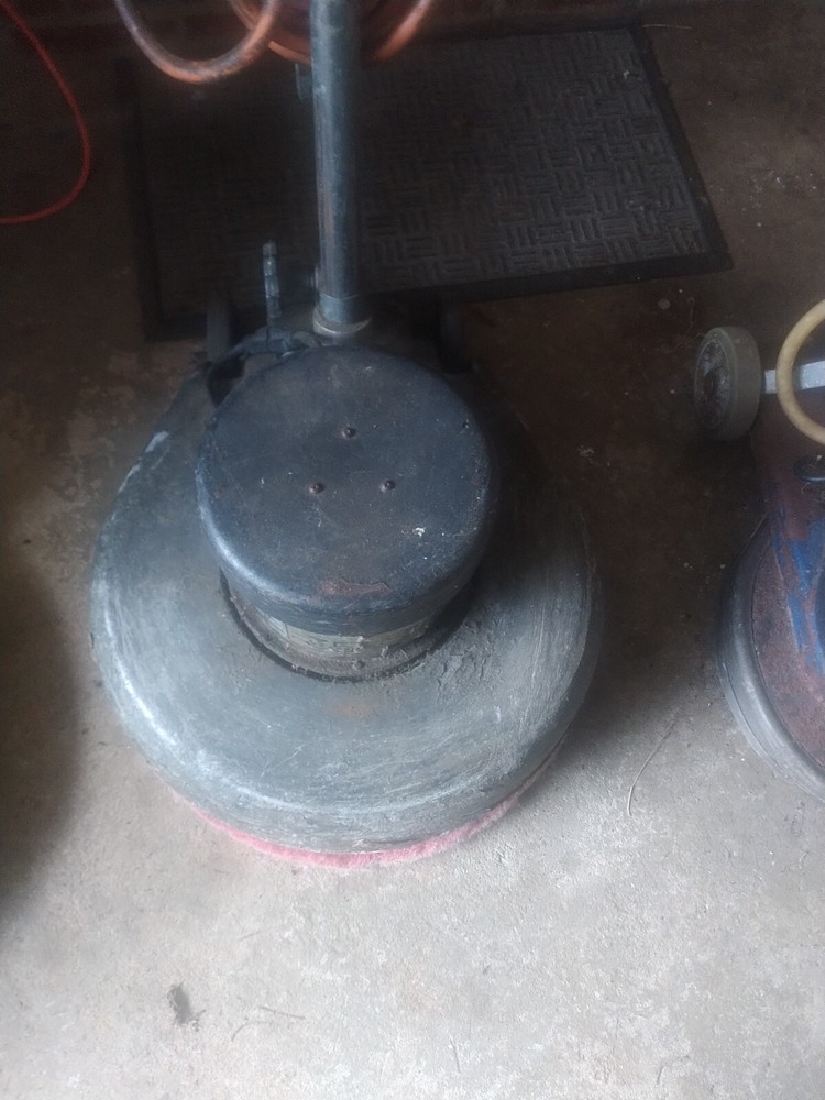 stripping waxing walk behind floor machine