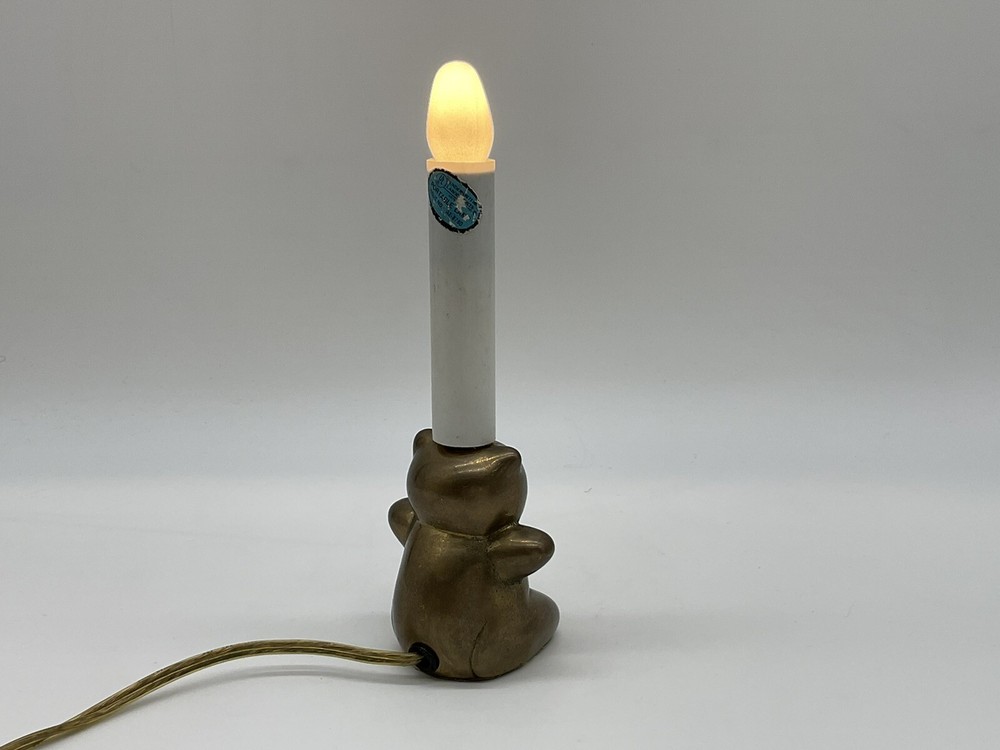 Teddy Bear brass light