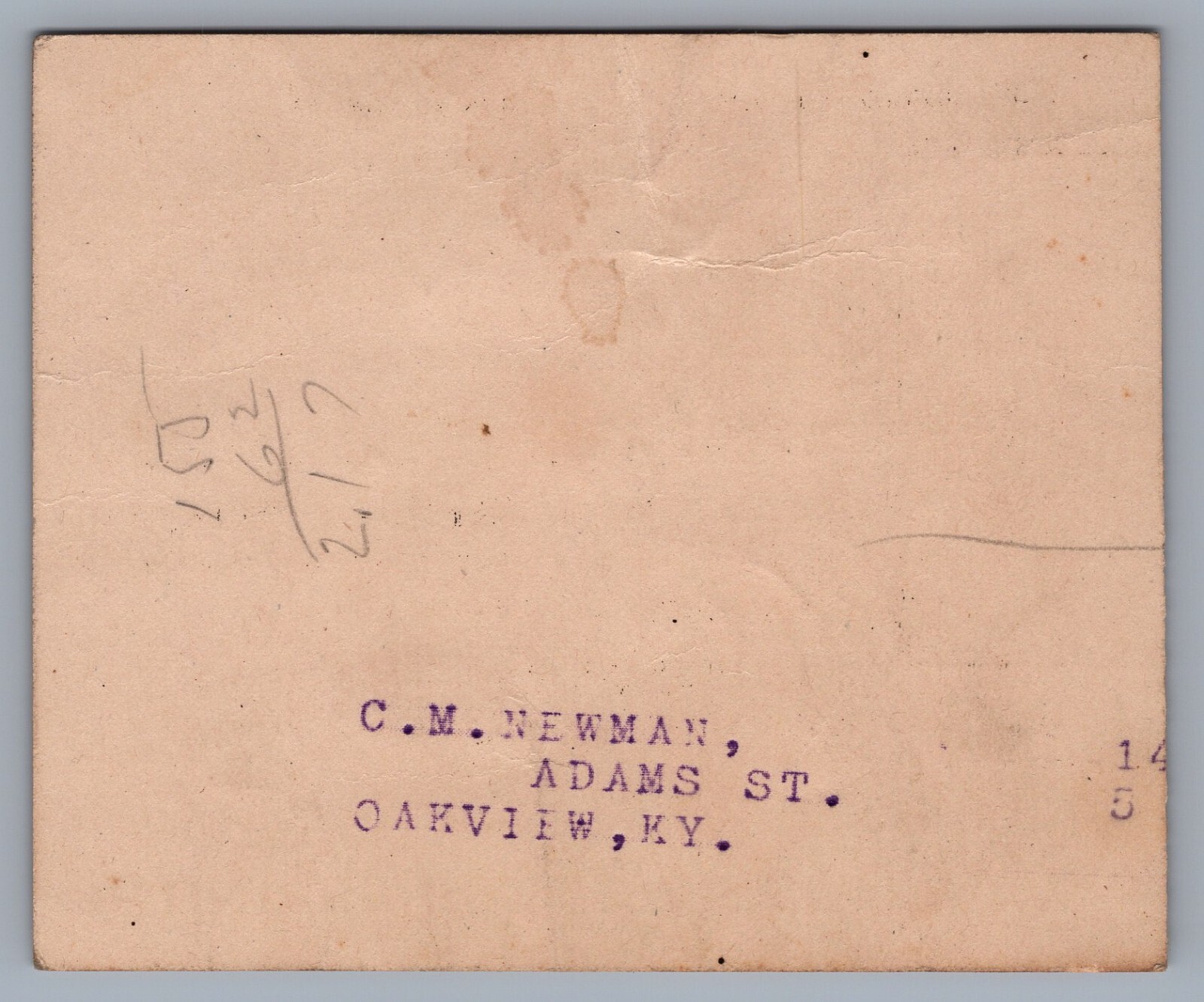 1923 Ashland, Kentucky United Fuel Gas Company Vintage Utility Bill Ephemera