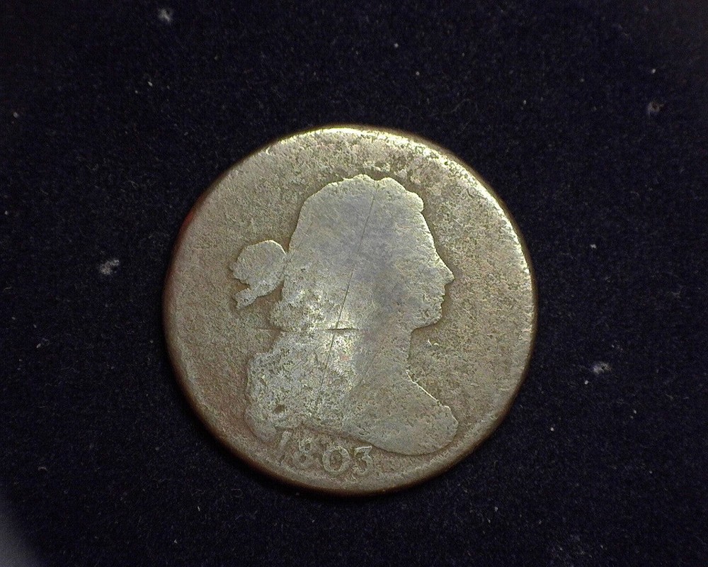 HS&C: 1803 Large Cent Draped Bust Cent G - US Coin