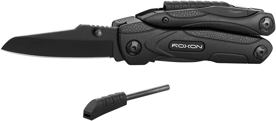 Roxon CM1349 SPARK Multitool Plier, 14-in-1 Multitools Folding Plier, Multipu...