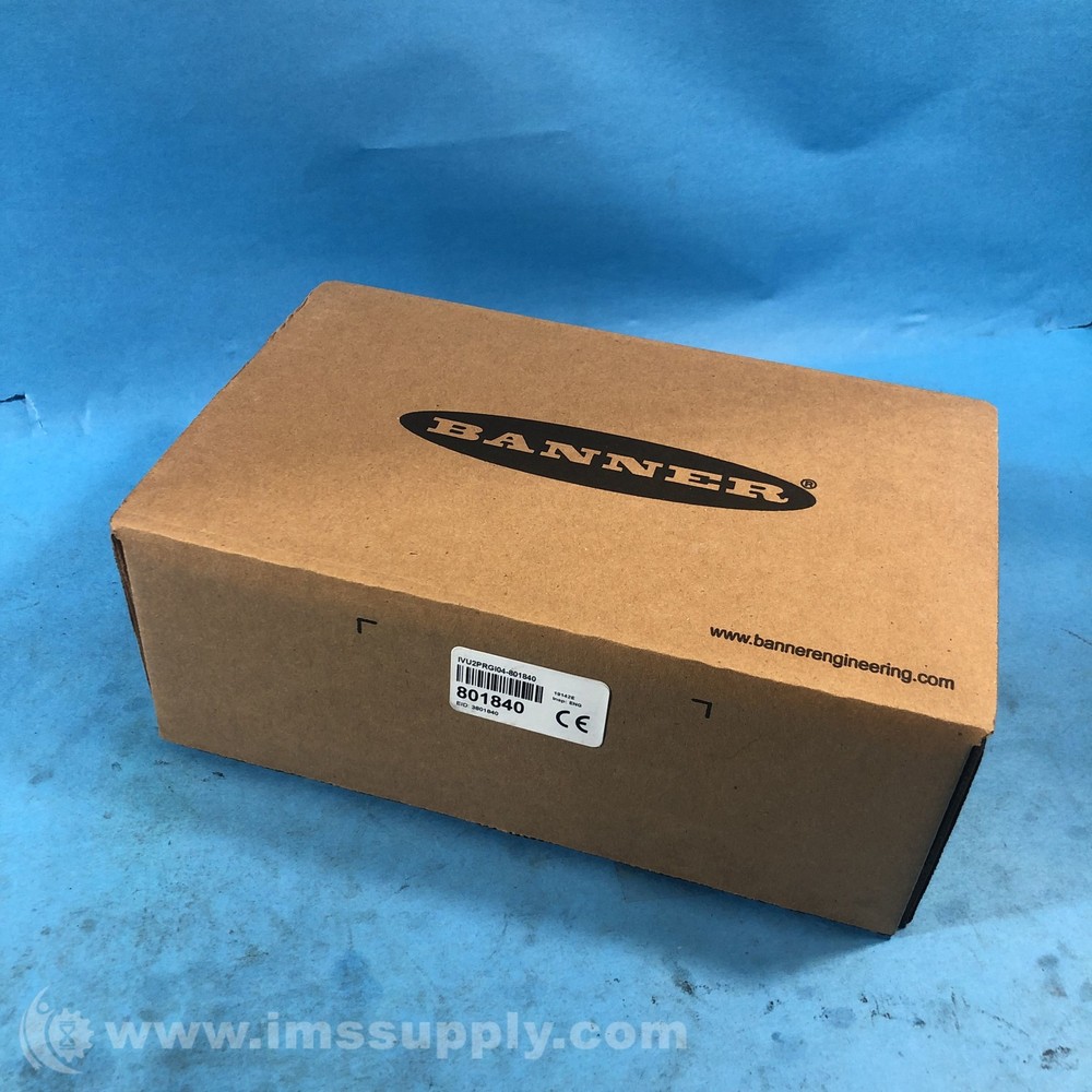 Banner Engineering Corp. IVU2PRGI04-801840 Remote Sensor FNOB