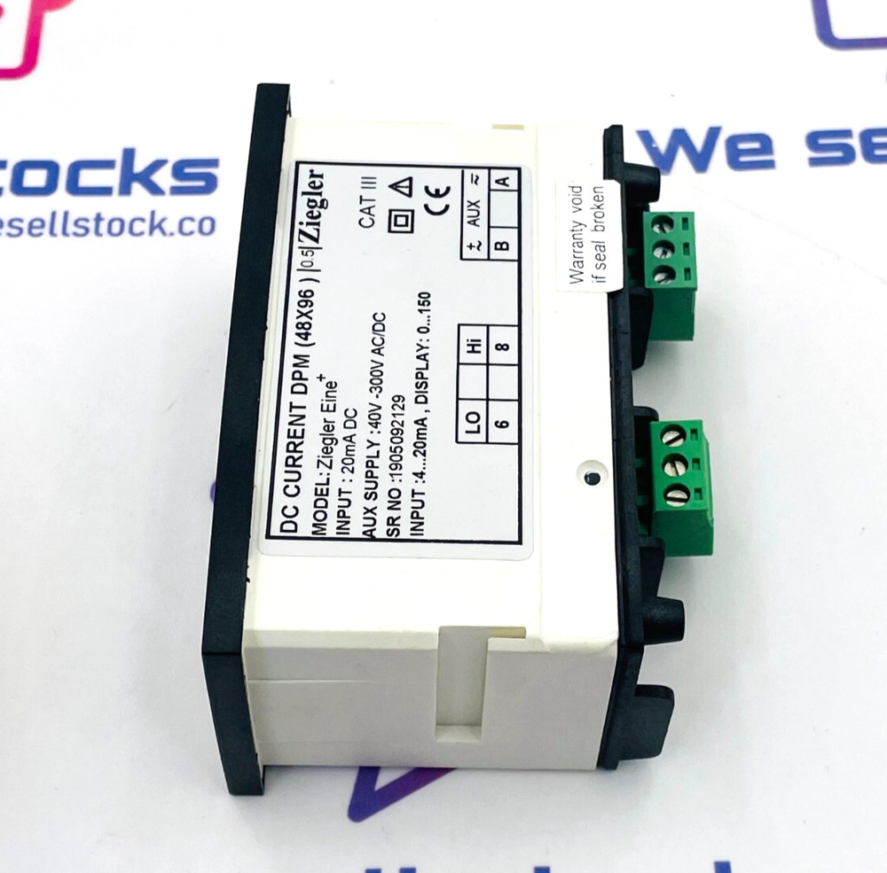 ZIEGLER EI99EINEDPM Digital Panel Meter Ziegler Eine