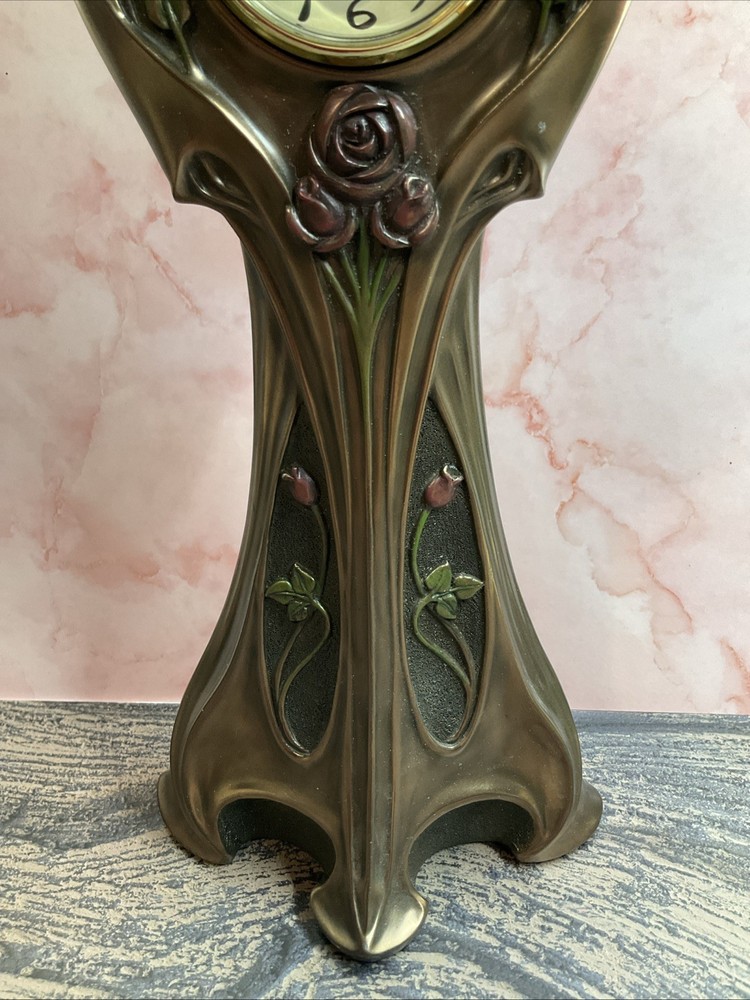 Veronese Design Bronze Clock(tested/works) EUC