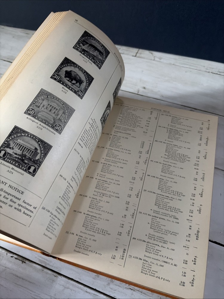 1940 United States Stamp Catalogue 18th Edition Rare Vintage