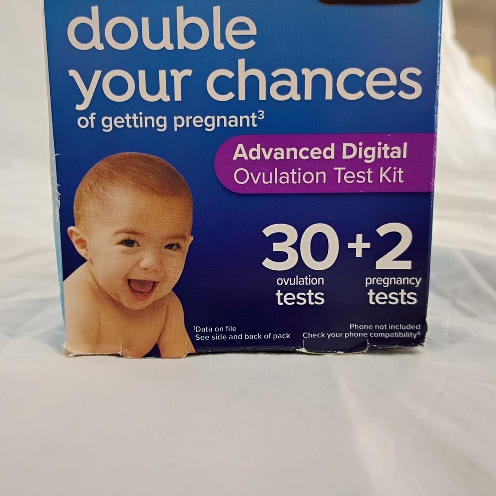Clearblue Advanced Digital Ovulation Test Kit 30 Ovulation +Two Pregnancy Tests