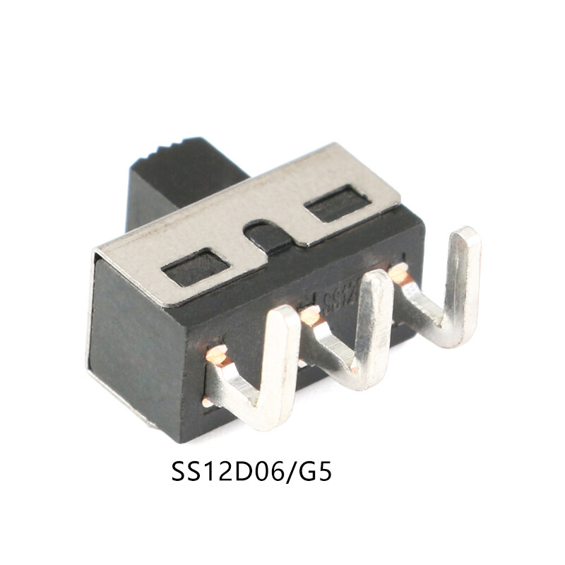SS12D06/D10-5mm Miniature Slide Switch On-OFF 2 Position 3 Pin Micro Toggle PCB