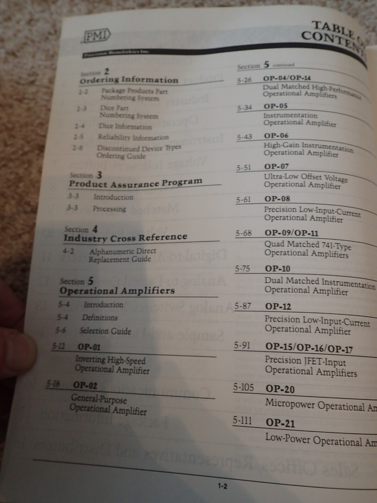 Vintage - Linear And Conversion Products & Applications Handbook - 1986
