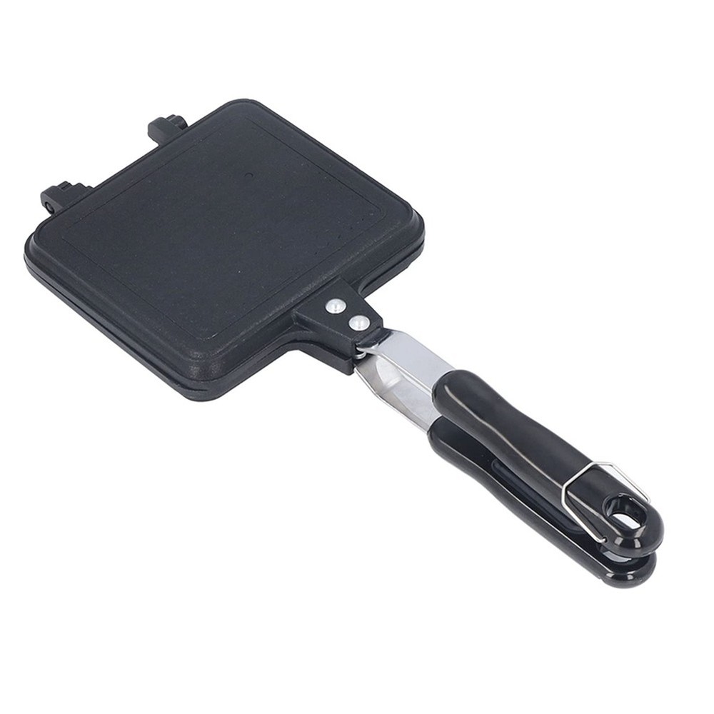 Sided Sandwiches Maker, Cast Iron Pie Maker with  Scalding Handle,6081