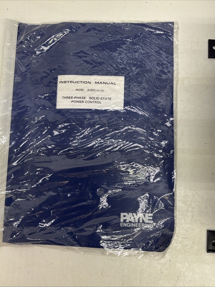 Payne Engineering Three-Phase Solid-State Power Control 480VAC 18EZ-4-20 NIB