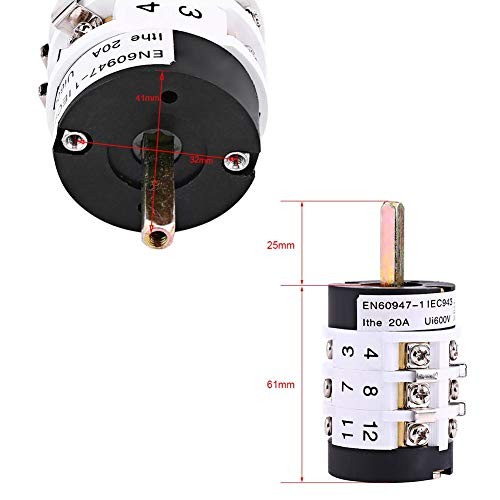 220V/380V 20A Car Tire Changer Machine Motor Forward Reverse Switch Forward