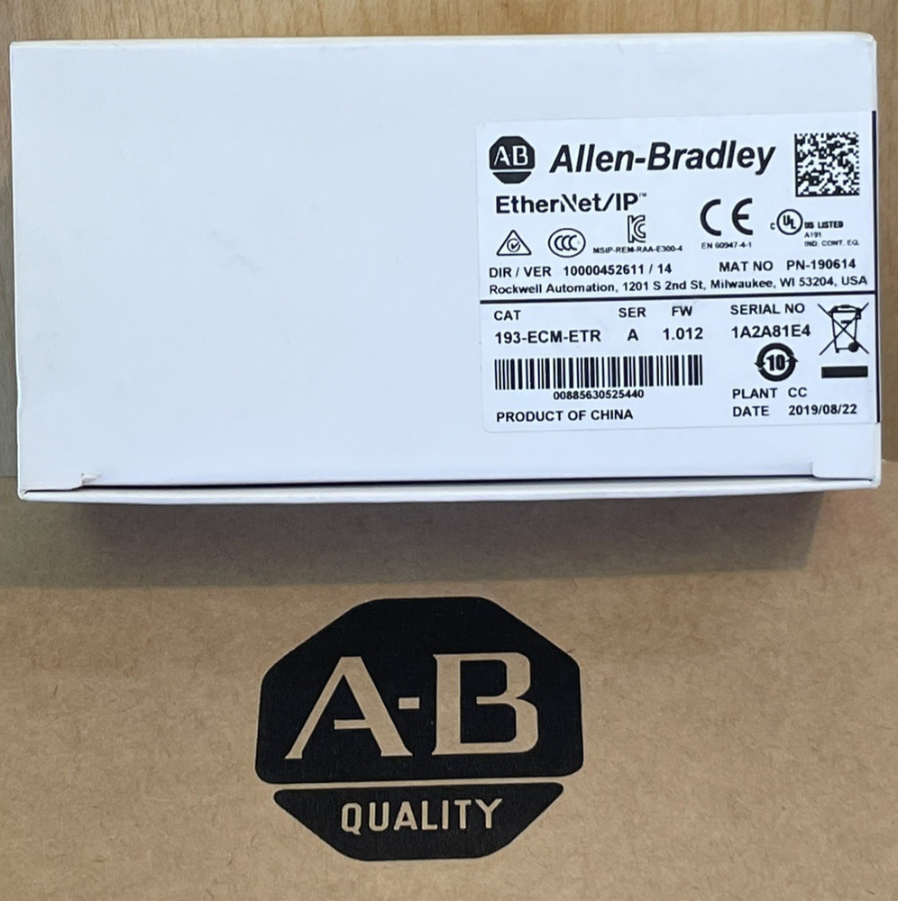 NEW Allen-Bradley 193-ECM-ETR EtherNet/IP Communication Module