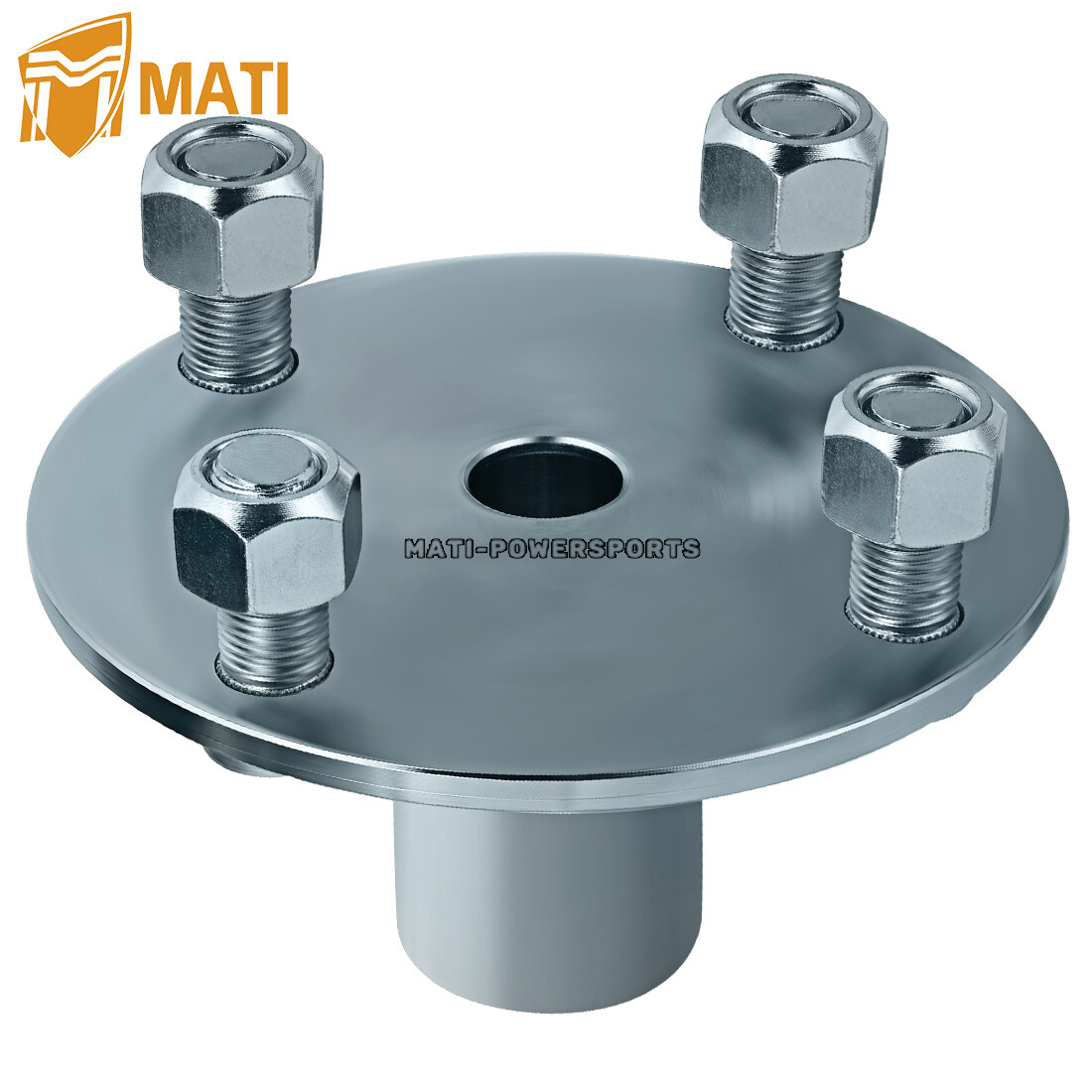 4 Lug 1" Live Axle Adapter Hub for Go Kart Cart ATV Quad Trailer - 4" x 4"