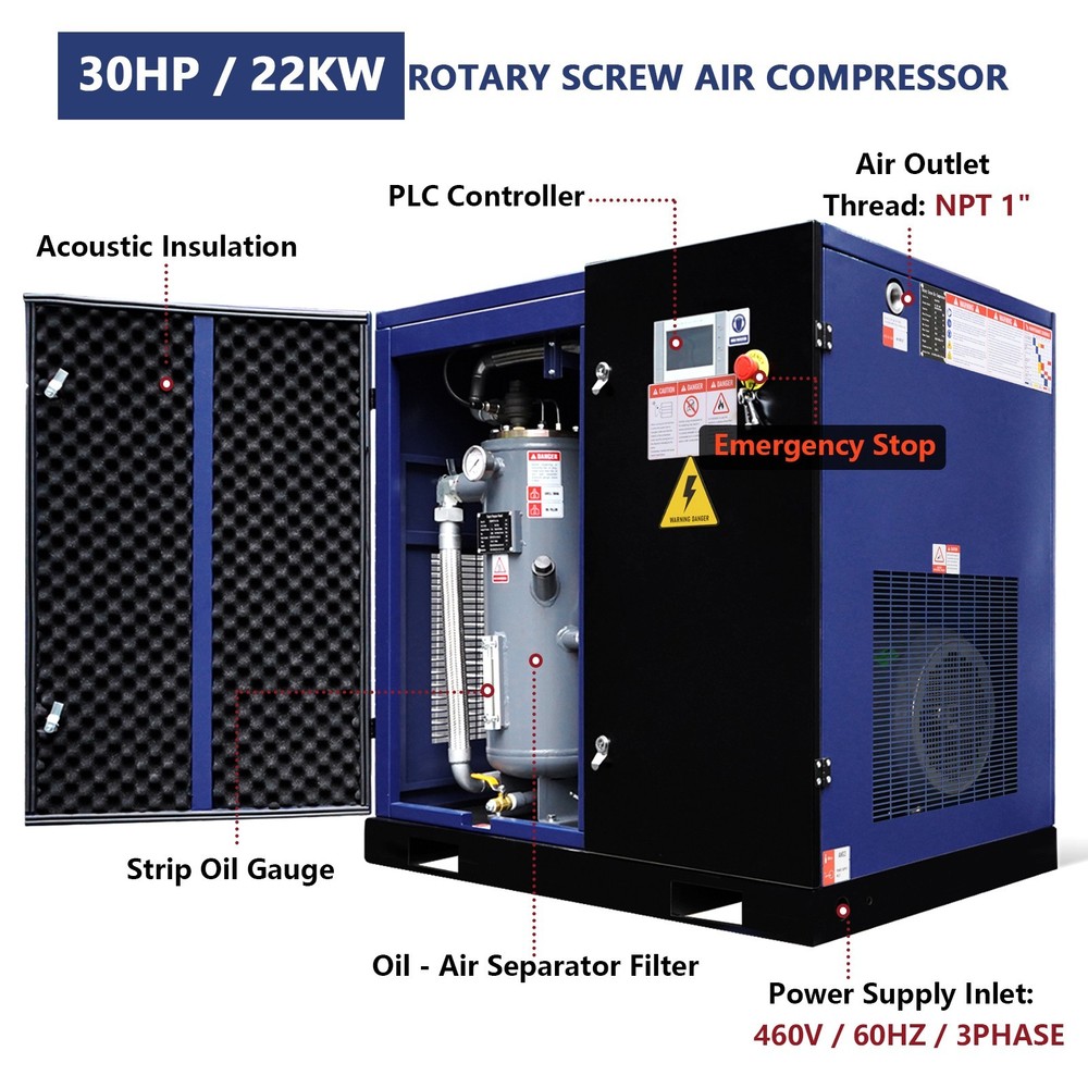 30HP Rotary Screw Air Compressor