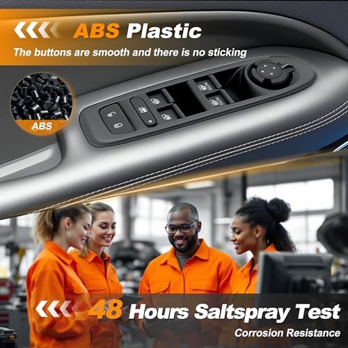 Front Left Driver Side Power Window Switch for Dodge Challenger 15-22 Window