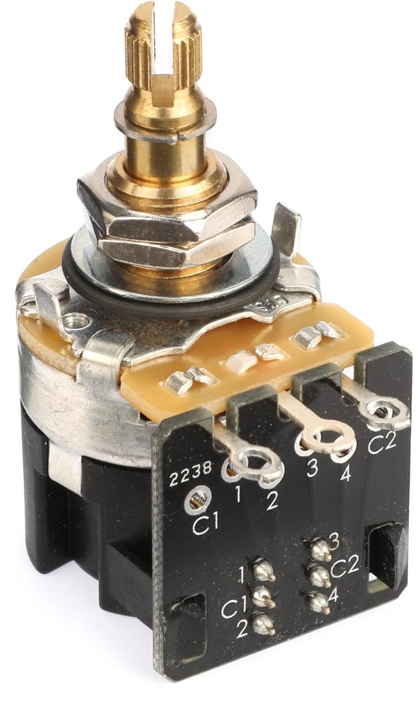 Mojotone CTS Push-pull Potentiometer - Short Shaft - 500k (3-pack) Bundle