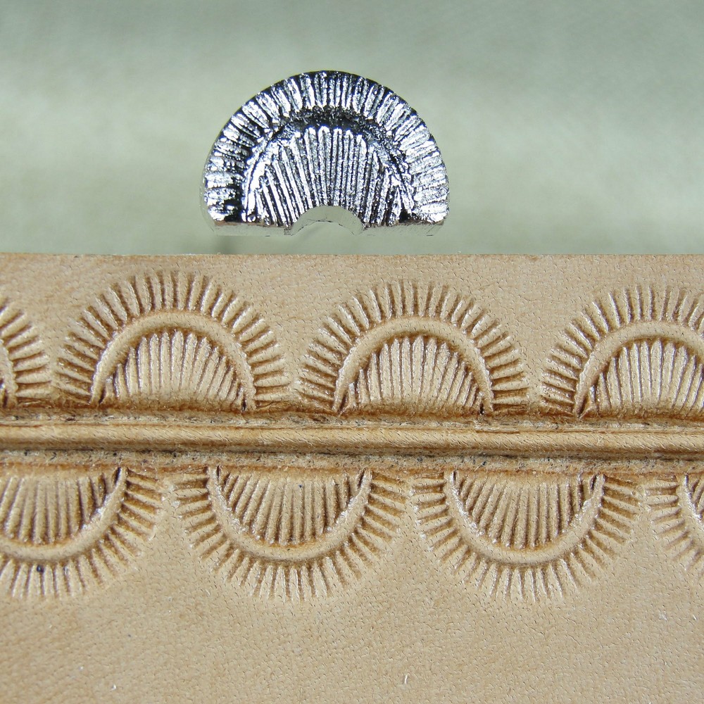Leather Stamping Tool - #D439 Crescent Border Stamp