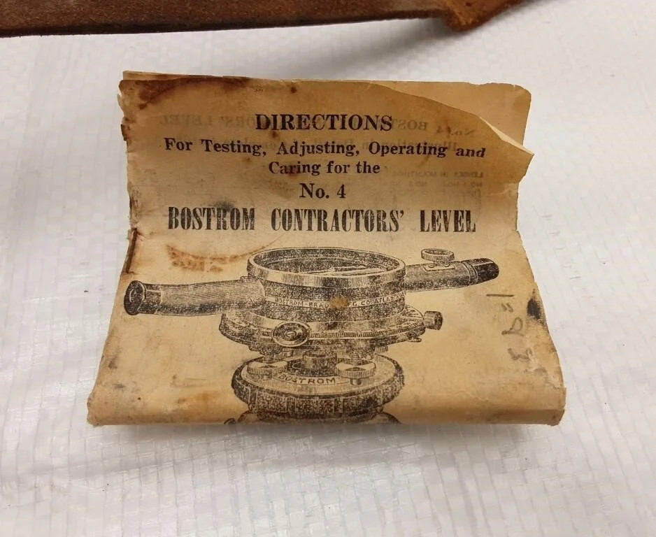 VINTAGE BOSTROM SURVEYING INSTRUMENTS - BOSTROM