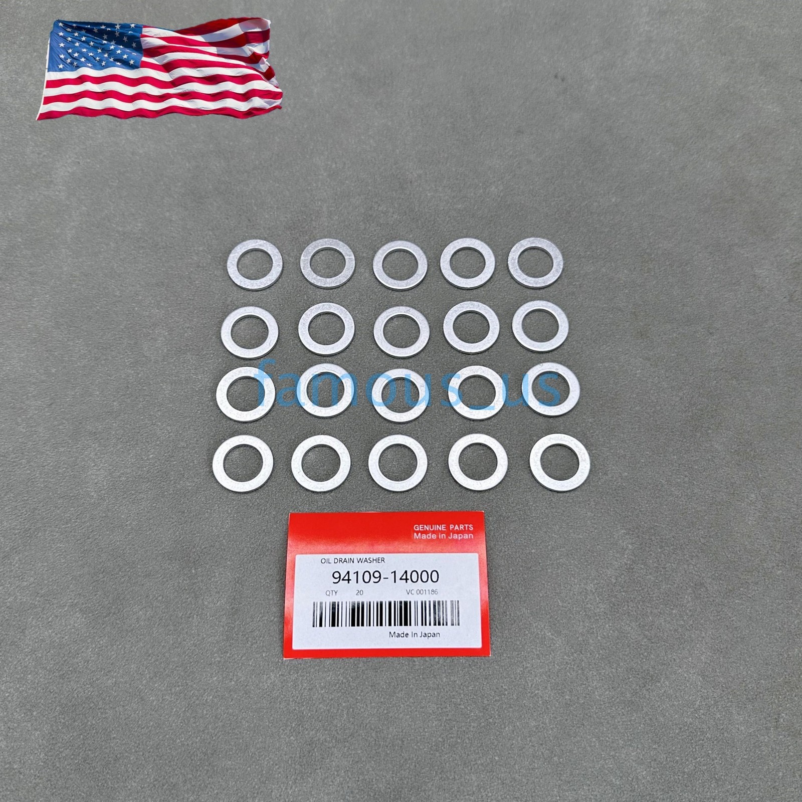 OEM 20X 14MM OIL DRAIN PLUG CRUSH WASHERS 94109-14000 FOR HONDA/ACURA USA!!