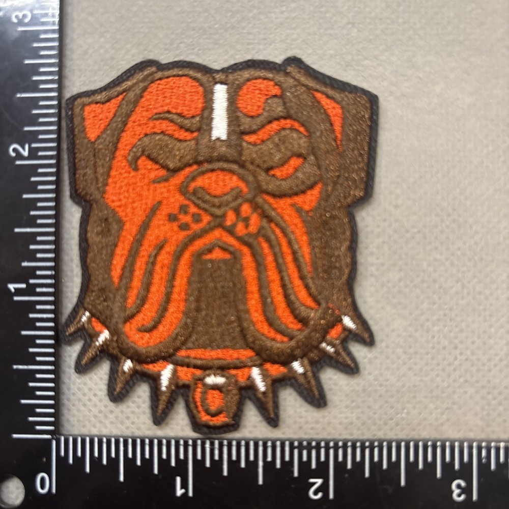 CLEVELAND BROWNS IRON ON EMBROIDERED PATCH