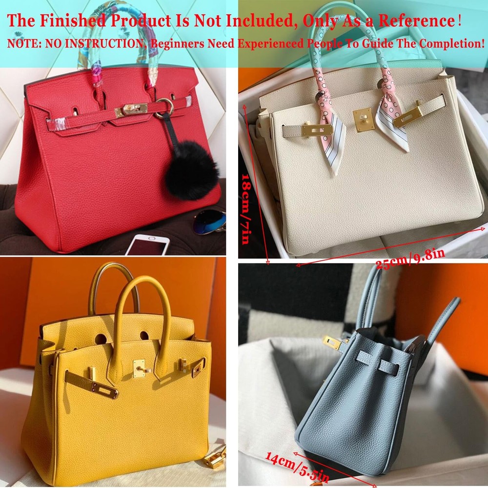 RIVEENY Handbag Acrylic Template Leather Bag Pattern transparently