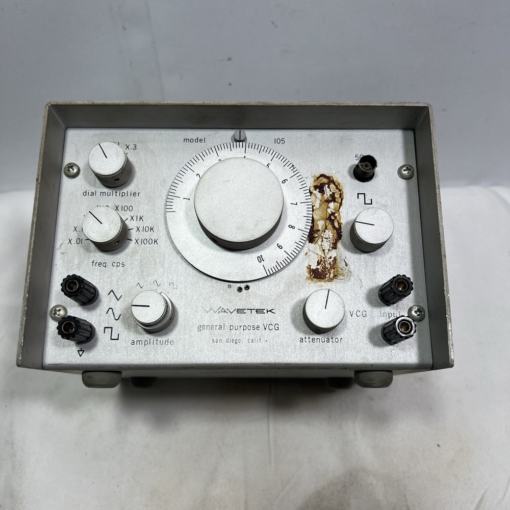 Vintage Wavetek General Purpose VCG, Model 105 ~ TESTED