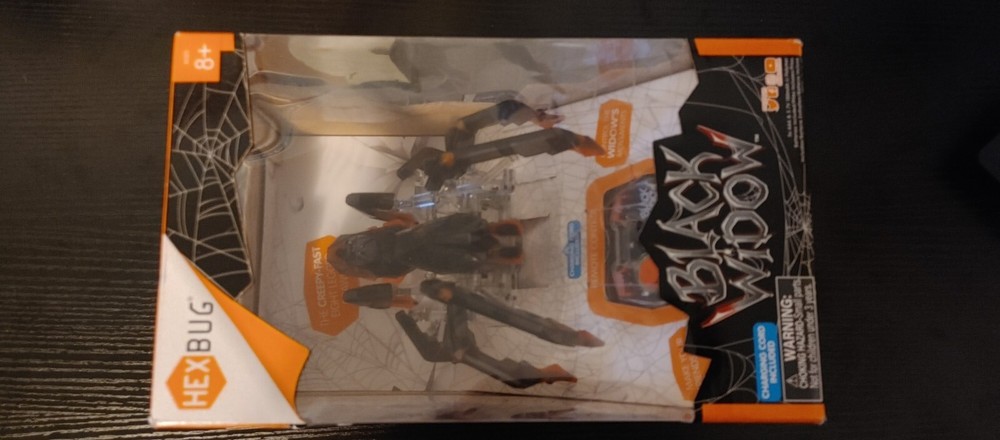 Remote Control HEXBUG Black Window Spider -Great shape, never used-