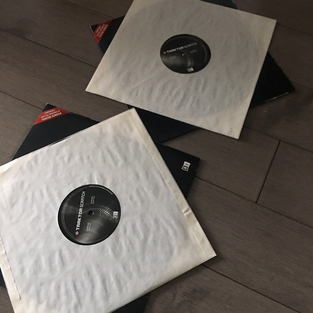 Traktor Scratch control vinyl - black