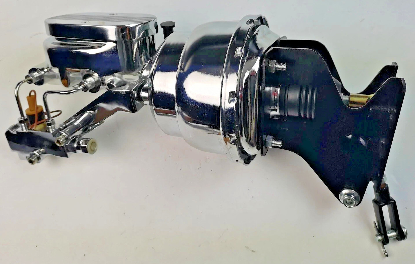 1967-72 Chevy C10 Truck Suburban Chrome Brake Booster Master Cylinder Disc Drum