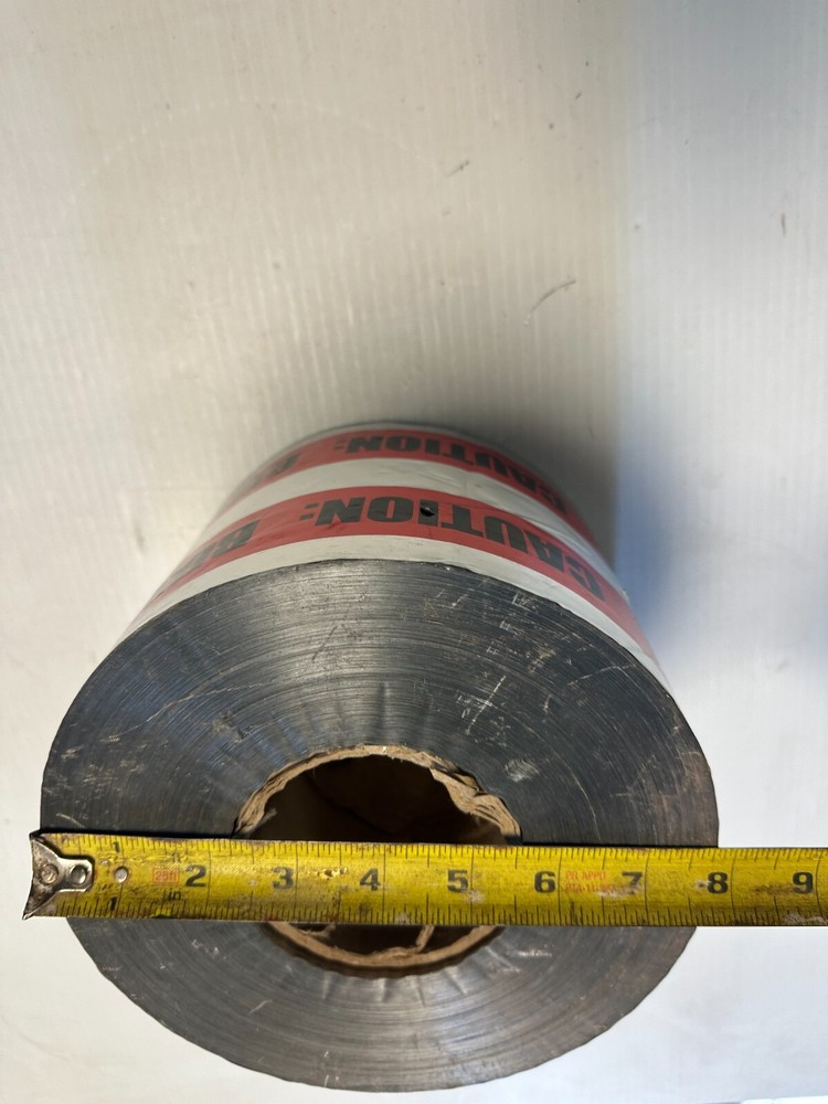 Underground Detectable Tape 6" inch CAUTION BURIED ELECTRIC