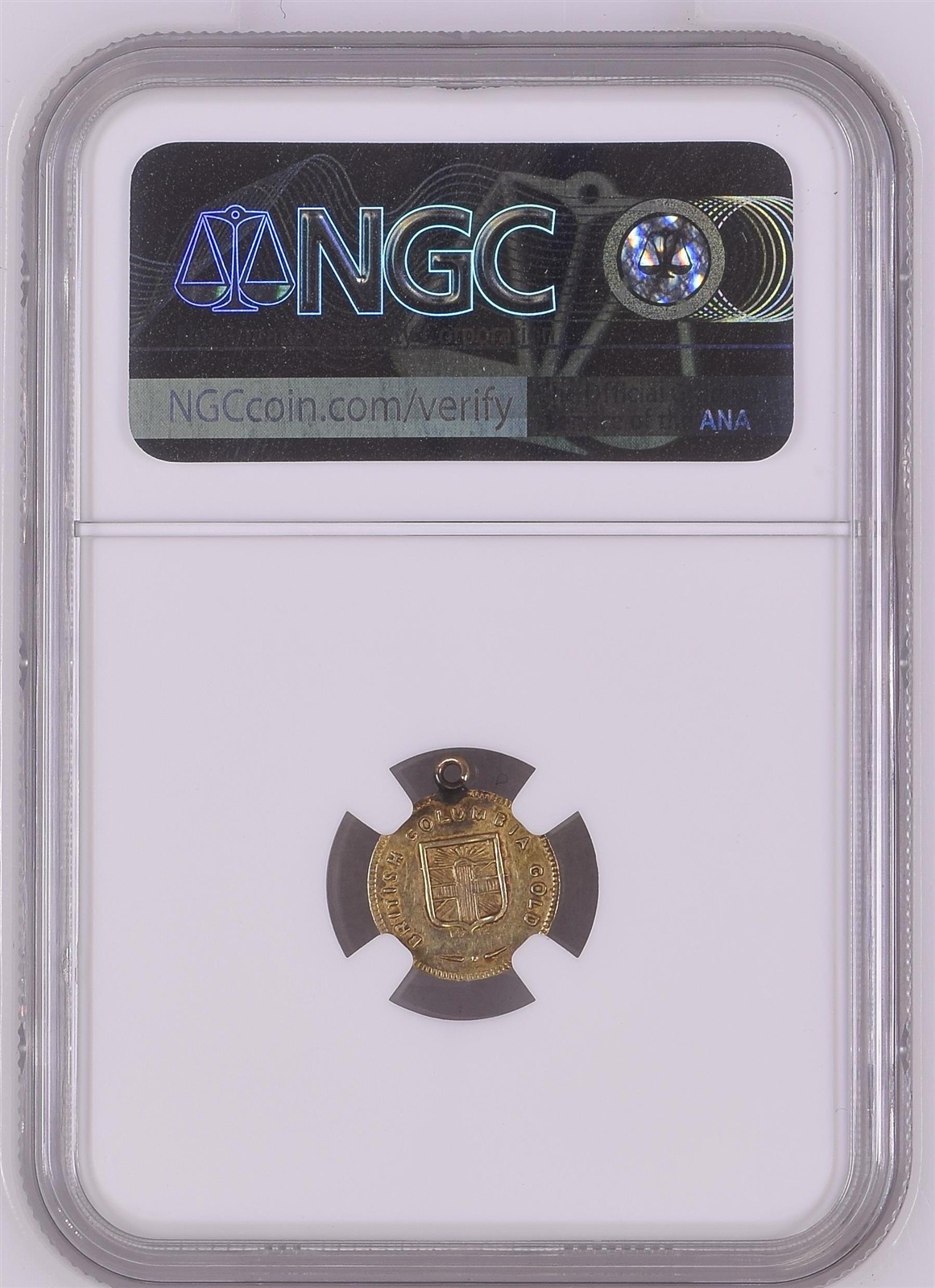 1923-DATED CANADA G&L-470 BRITISH COLUMBIA GOLD (ONE) POP 1 R8