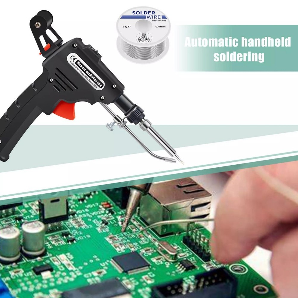 110V Handheld Welder Electric Welding Machine Multi-Function Welder Gun (tin)