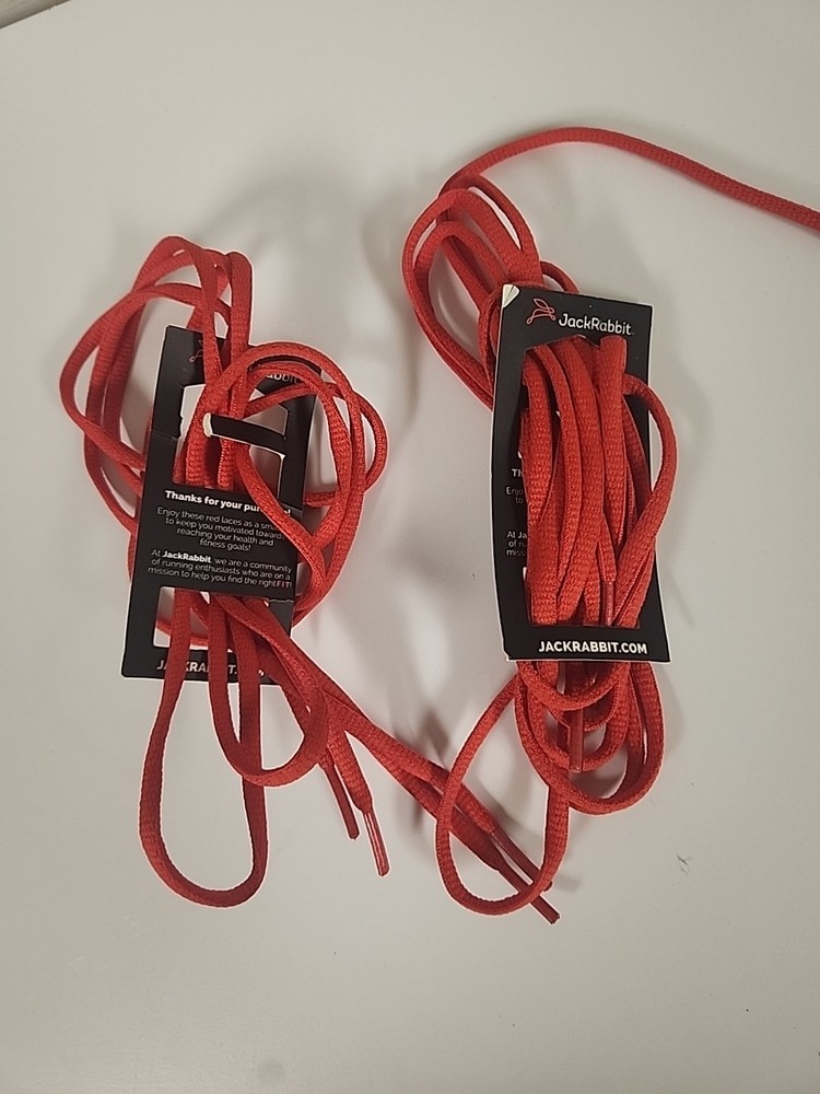 2 Pair JackRabbit Athletic Shoe Laces
