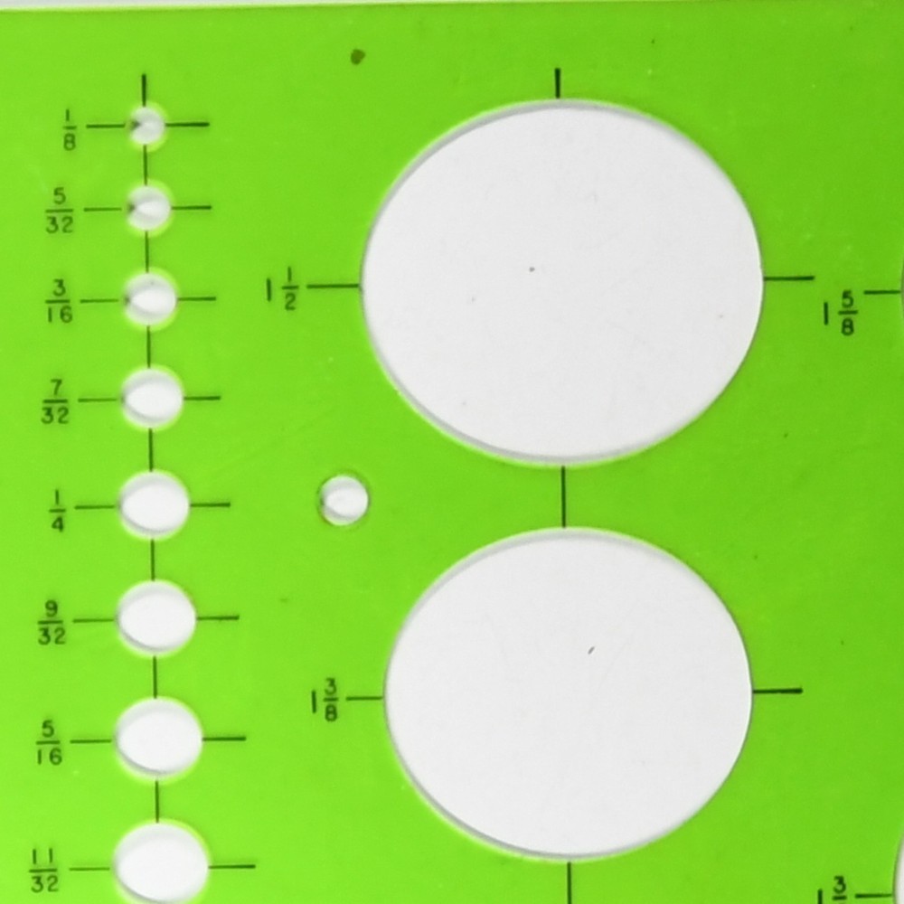 Berol RapiDesign R-402-65 65° Ellipse Drafting Template