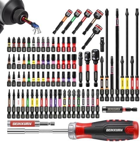 82pc Impact Screwdriver Bits Set Phillips Square Torx Hex Driver Kit