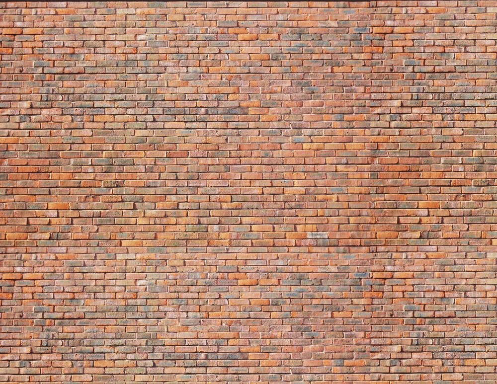 G Scale Brick Model Train Scenery Sheets –5 Seamless 8.5x11 Light Calico