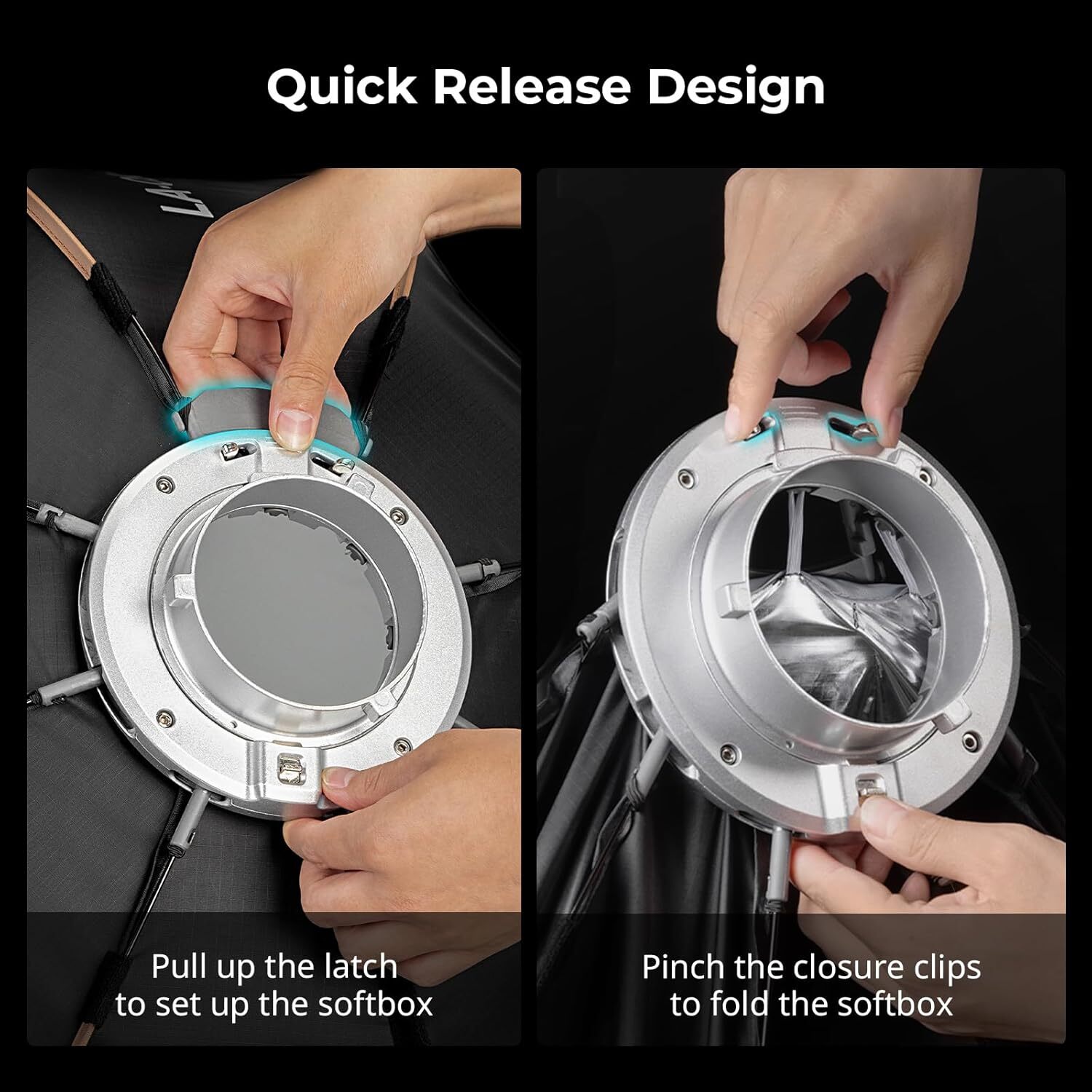 SmallRig 35"/90cm Softbox LA-O90 Quick Release Octagon Soft Box for COB Light