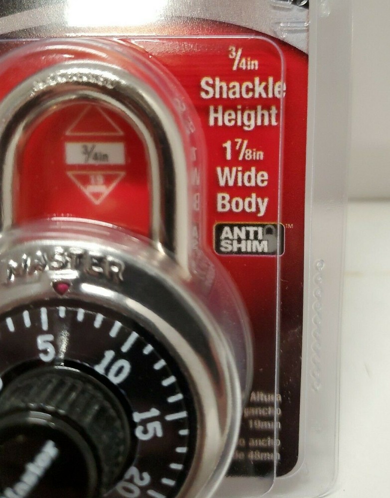Master Lock Level 3 General Security Padlock #1500D
